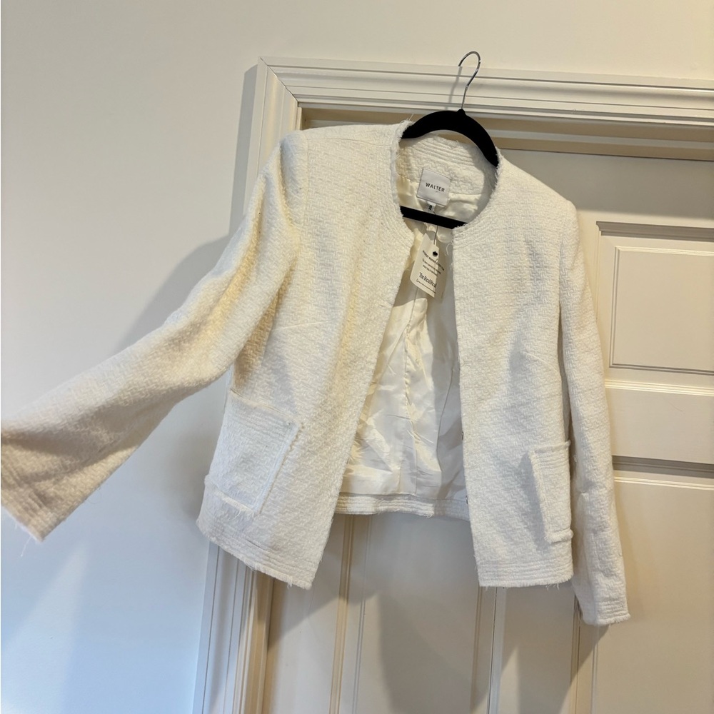 Classic White Women's Blazer